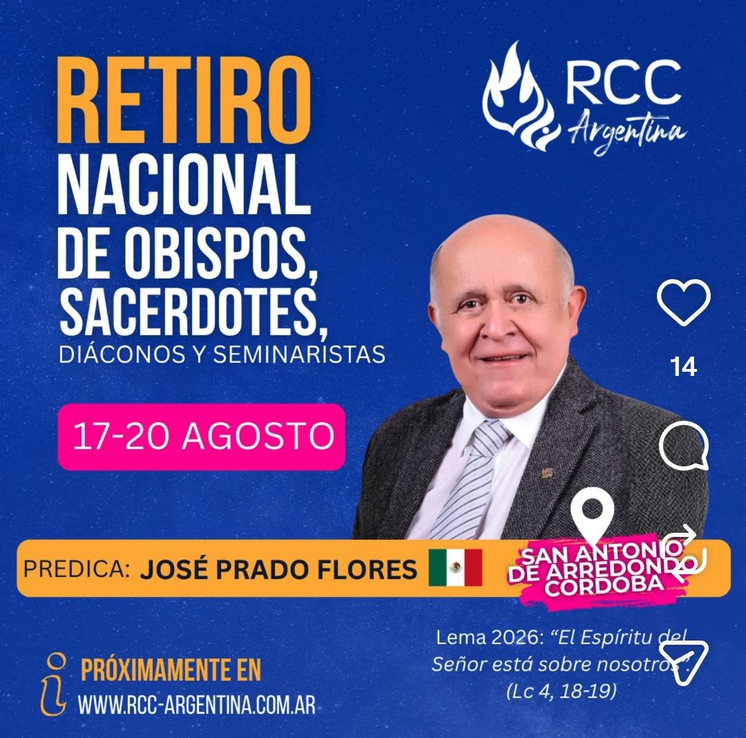 Retiro Nacional de Consagrados 2026 -  RCCA